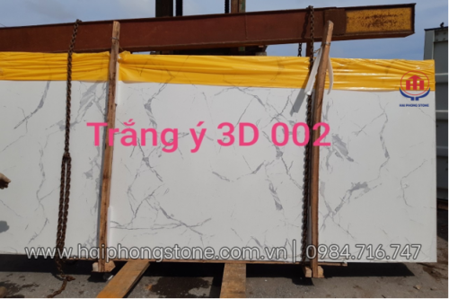 Đá Nhân Tạo Trắng Ý 3D 002